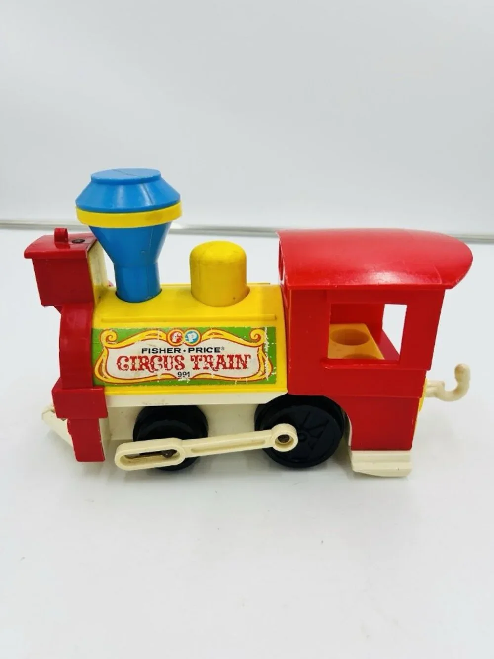 Vintage 1973 Fisher Price Little People Play Family Circus Train Set and Minibus
